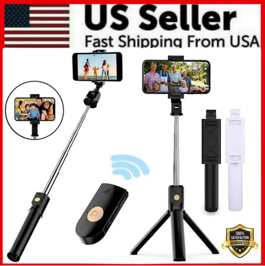 4-in-1 Selfie Stick Tripod with Remote | Desktop Phone Stand | Content Creator Essential — Prime Trend Market