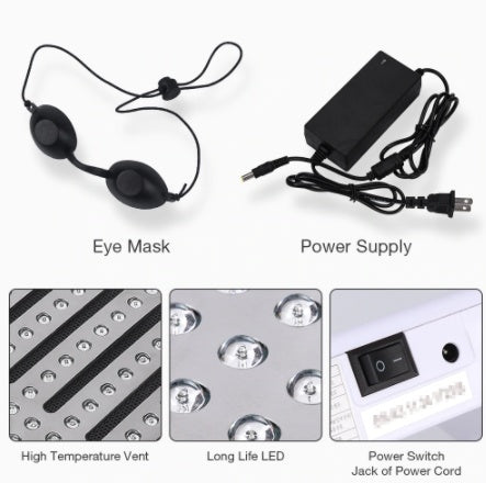 7 Colors PDT LED Light Therapy Panel | Professional Skin Rejuvenation Acne Remover Anti-Wrinkle Red Light Treatment — Prime Trend Market