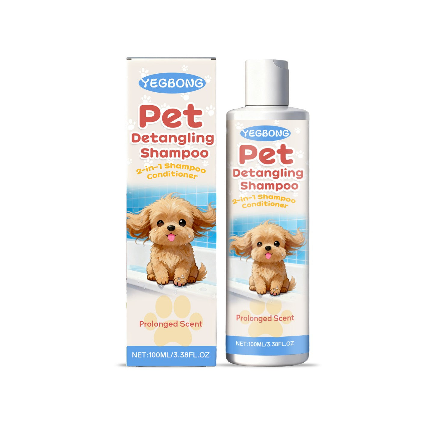 Pet Detangling Shampoo — Gentle pH-Balanced Formula for Dogs & Cats — Prime Trend Market