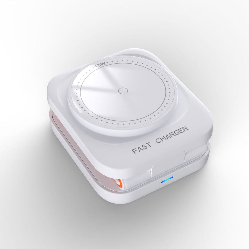 Folding 3-in-1 Wireless Charger Bracket — PD18W Fast Charging — Prime Trend Market