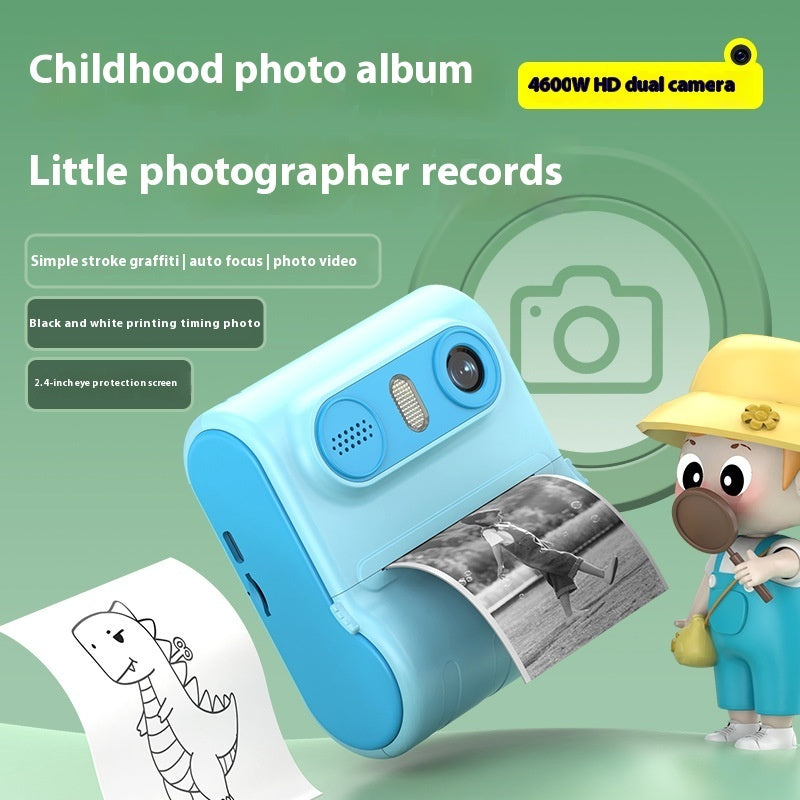 PrintSnap™ Kids Instant Thermal Printing Camera — HD Dual Lens Polaroid-Style Camera for Children — Prime Trend Market