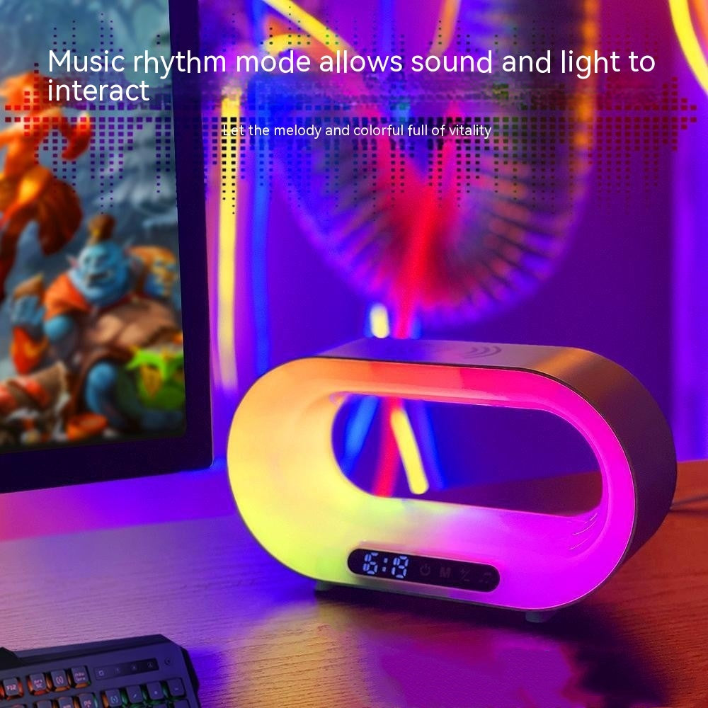 3-in-1 RGB APP-Controlled Night Light | 15W Wireless Charger & Smart Alarm Clock — Prime Trend Market