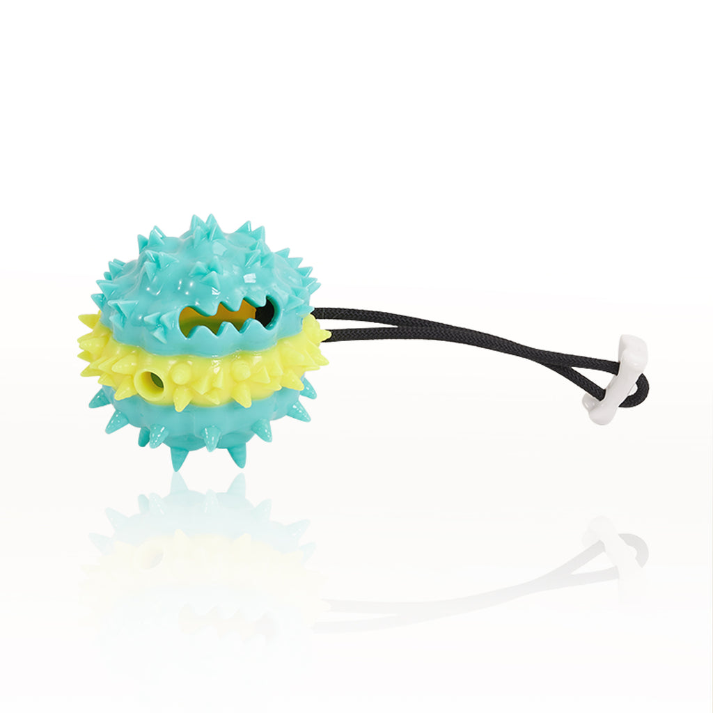 PawTreat 3-in-1 Rope Squeaky Leaking Food Ball Toy – Interactive Treat Dispenser for Cats & Dogs — Prime Trend Market