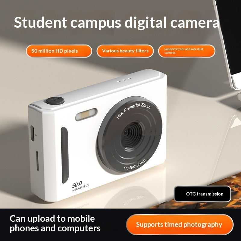 CampusShot™ CCD Student Digital Camera — HD Dual Front & Rear Lens in 6 Premium Colors — Prime Trend Market
