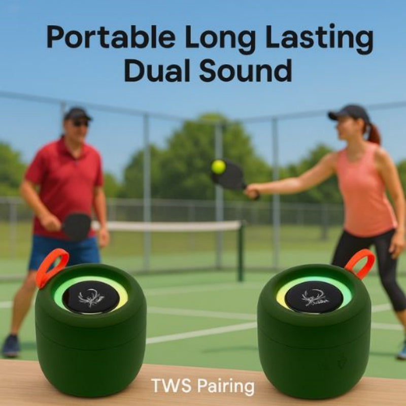 Portable Wireless Bluetooth Speaker — Rich Sound, Deep Bass, Compact Design — Eliza & Tuan