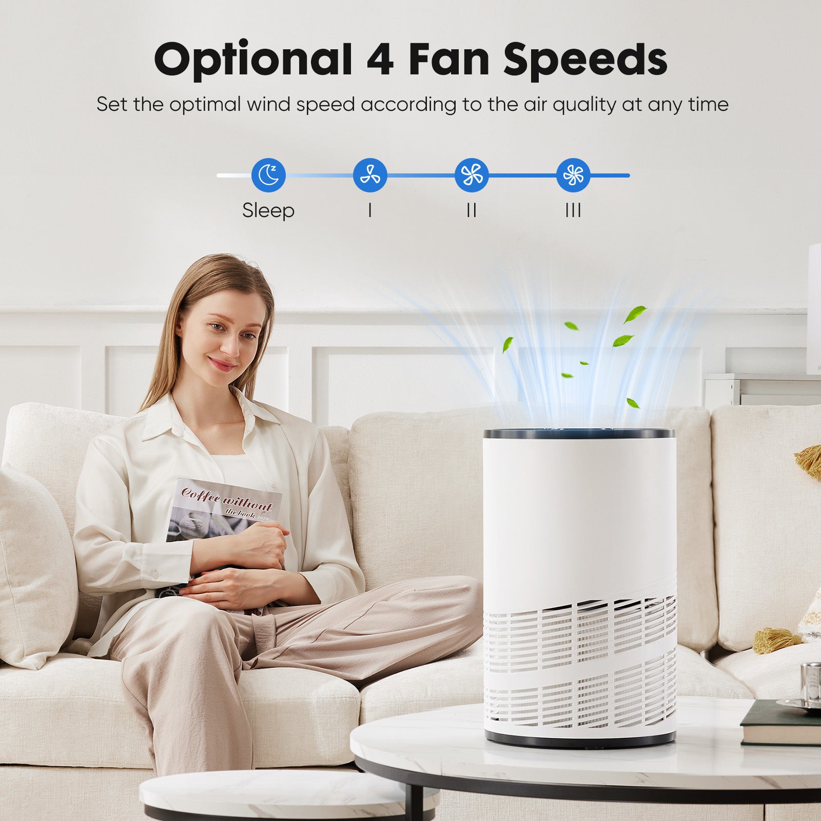 HEPA H13 Air Purifier | 360° Filtration | 960 Sq.Ft | Auto Mode | Ultra Quiet 25dB | PM2.5 Monitor — Prime Trend Market