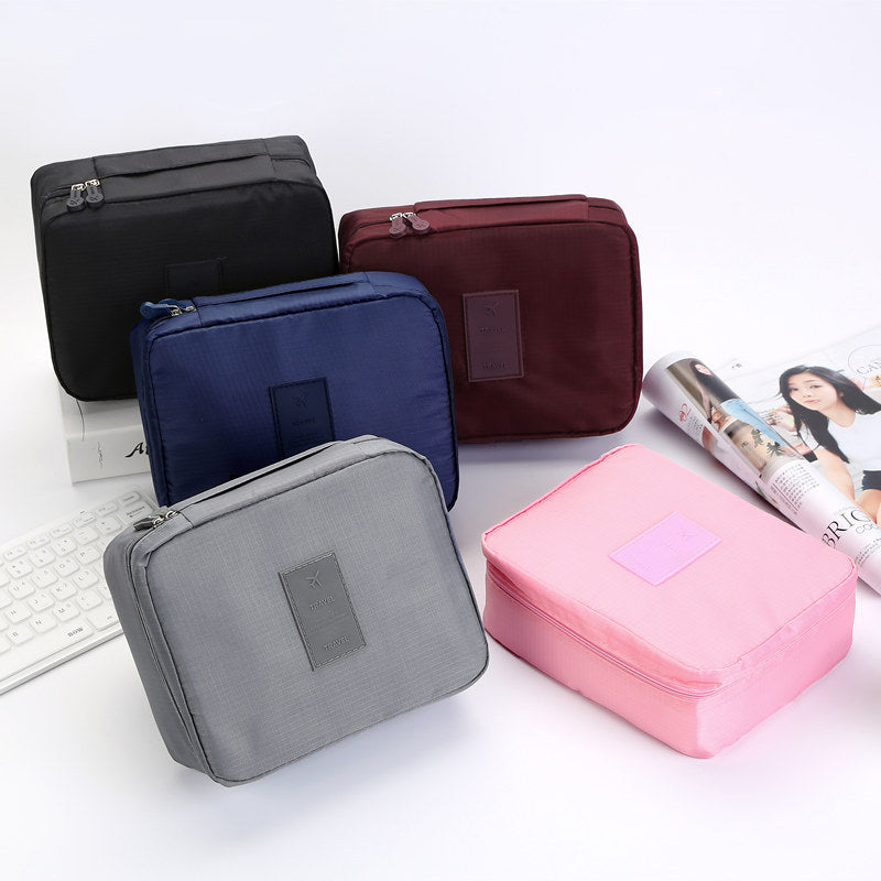 Waterproof Travel Cosmetic Bag — Multi-grid Divider Toiletry & Makeup Organizer — Prime Trend Market