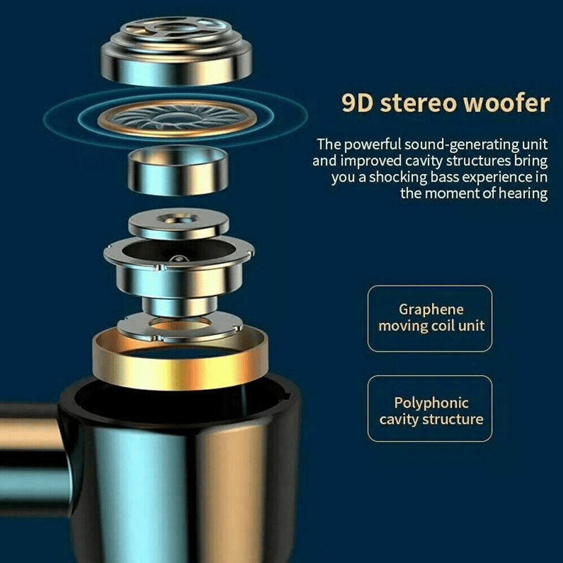 Wireless Bluetooth 5.0 Earpiece | Hook Headset | Noise Cancelling | Fits Left & Right Ear — Prime Trend Market