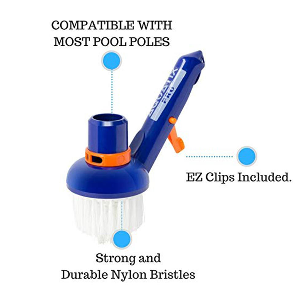 Luxury Swimming Pool Cleaning Brush – Heavy-Duty Wall & Floor Scrubber for All Pool Types — Prime Trend Market