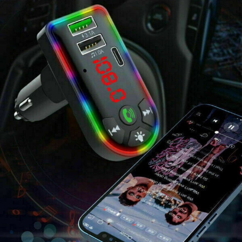 Car Bluetooth 5.0 FM Transmitter | MP3 Player | 3.1A Fast Charger | Radio Adapter — Prime Trend Market