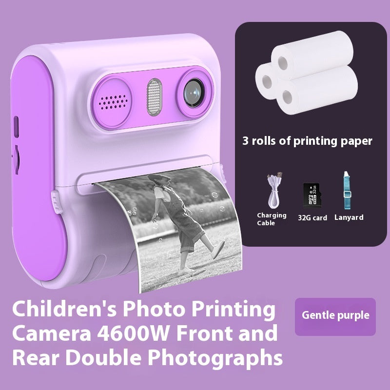 PrintSnap™ Kids Instant Thermal Printing Camera — HD Dual Lens Polaroid-Style Camera for Children — Prime Trend Market