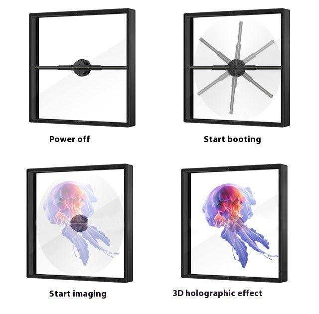 HoloVision™ 3D Holographic Fan Projector — Naked Eye Hologram Display for Home, Events & Retail — Prime Trend Market