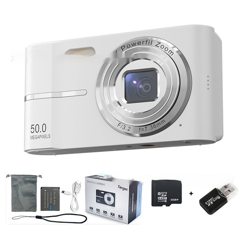 4K Mini Vlogging Camera for Students & Beginners — Pink, Green, Black & White — Prime Trend Market
