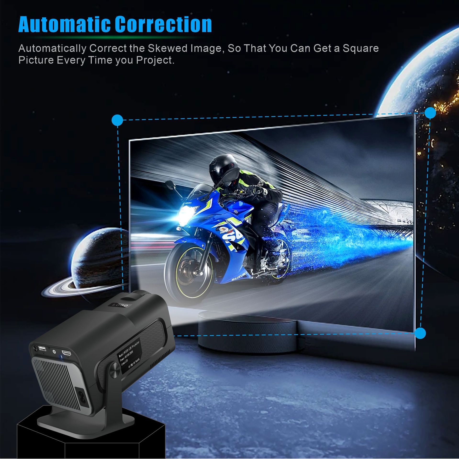 CinemaVision™ HY320 Mini Projector — 720P Android Smart Home Theater — Prime Trend Market