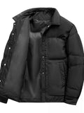 Men’s Snap-Front Puffer Jacket