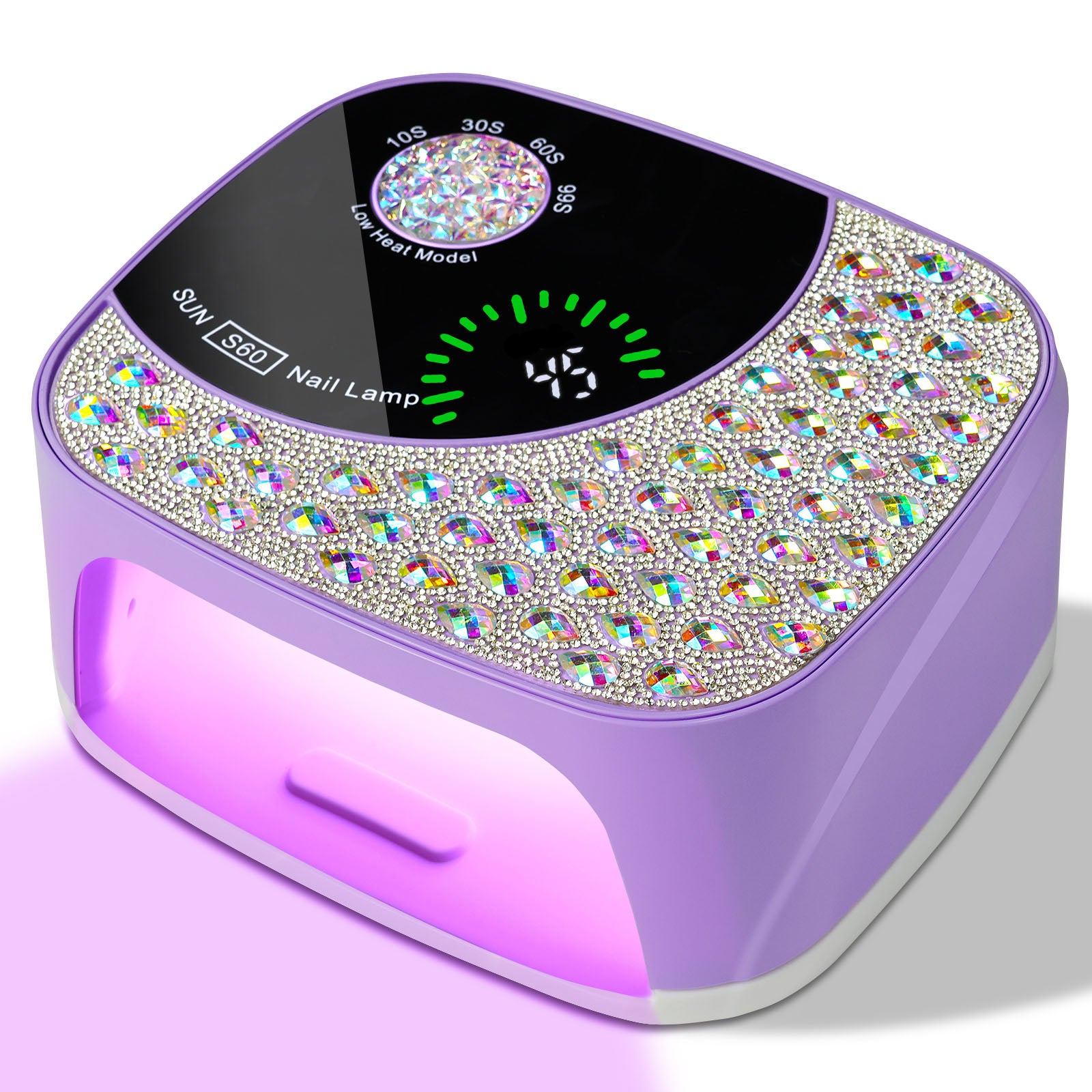 Cordless Rechargeable UV LED Nail Lamp | 4 Timers | Auto Sensor | LCD Display | Gel Polish Dryer — Prime Trend Market