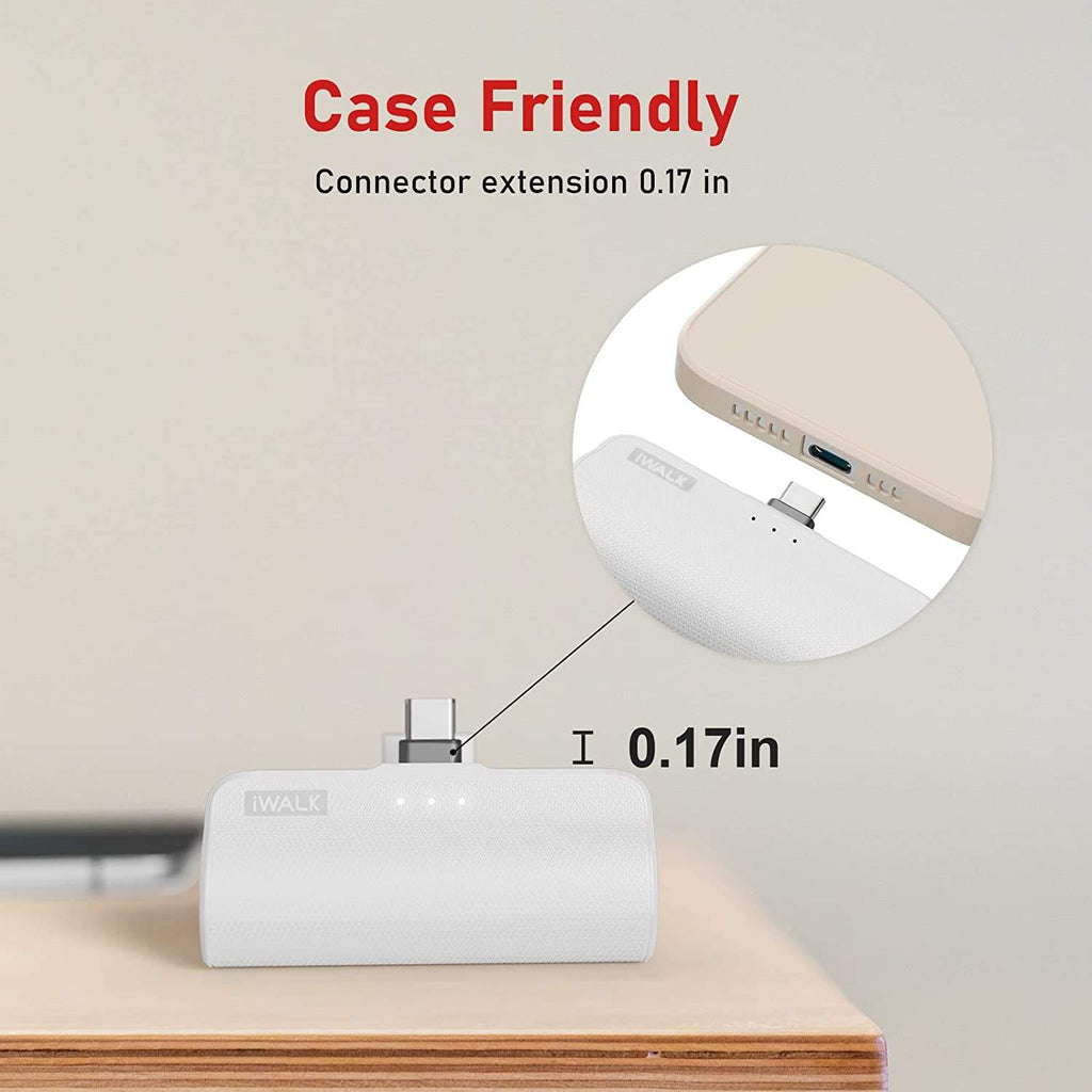 Mini Lipstick Power Bank 3350mAh — Built-in Type-C Plug | Fast Charging Pocket Charger — Prime Trend Market