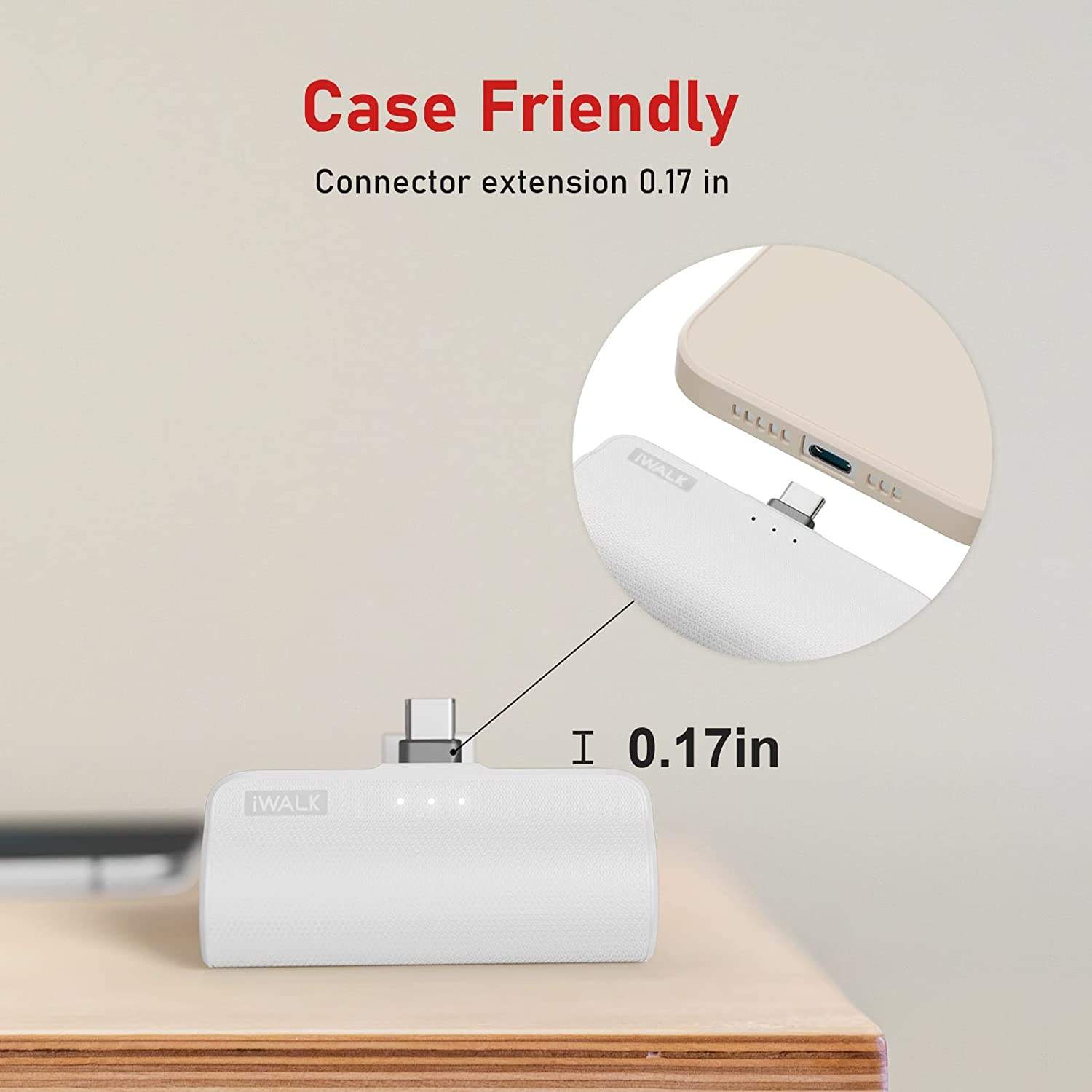 Mini Lipstick Power Bank 3350mAh — Built-in Type-C Plug | Fast Charging Pocket Charger — Prime Trend Market