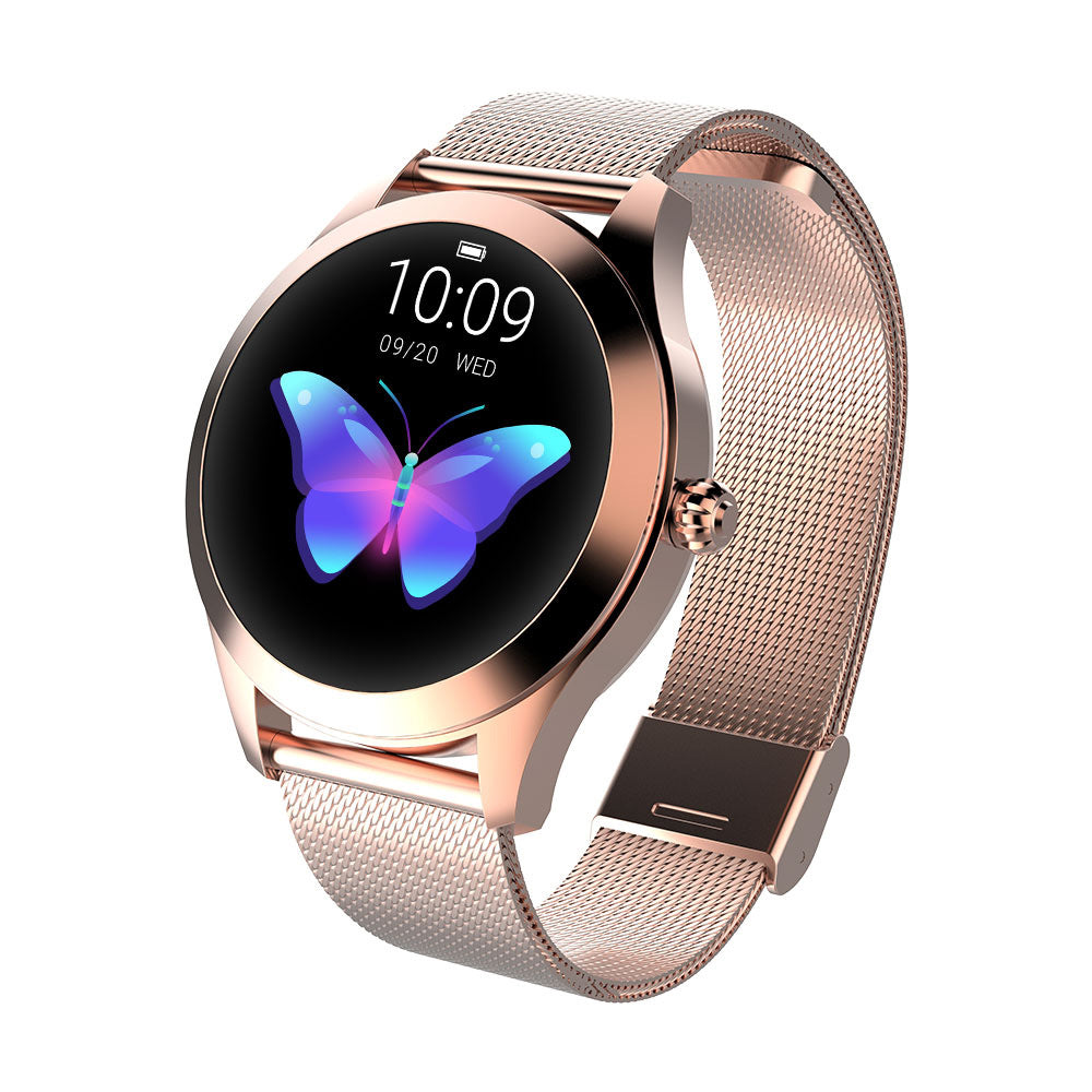 KW10Pro Women's Luxury Smartwatch – Elegant Round Face, Metal Mesh Band, Health Tracker, BT Calls, iOS & Android — Prime Trend Market