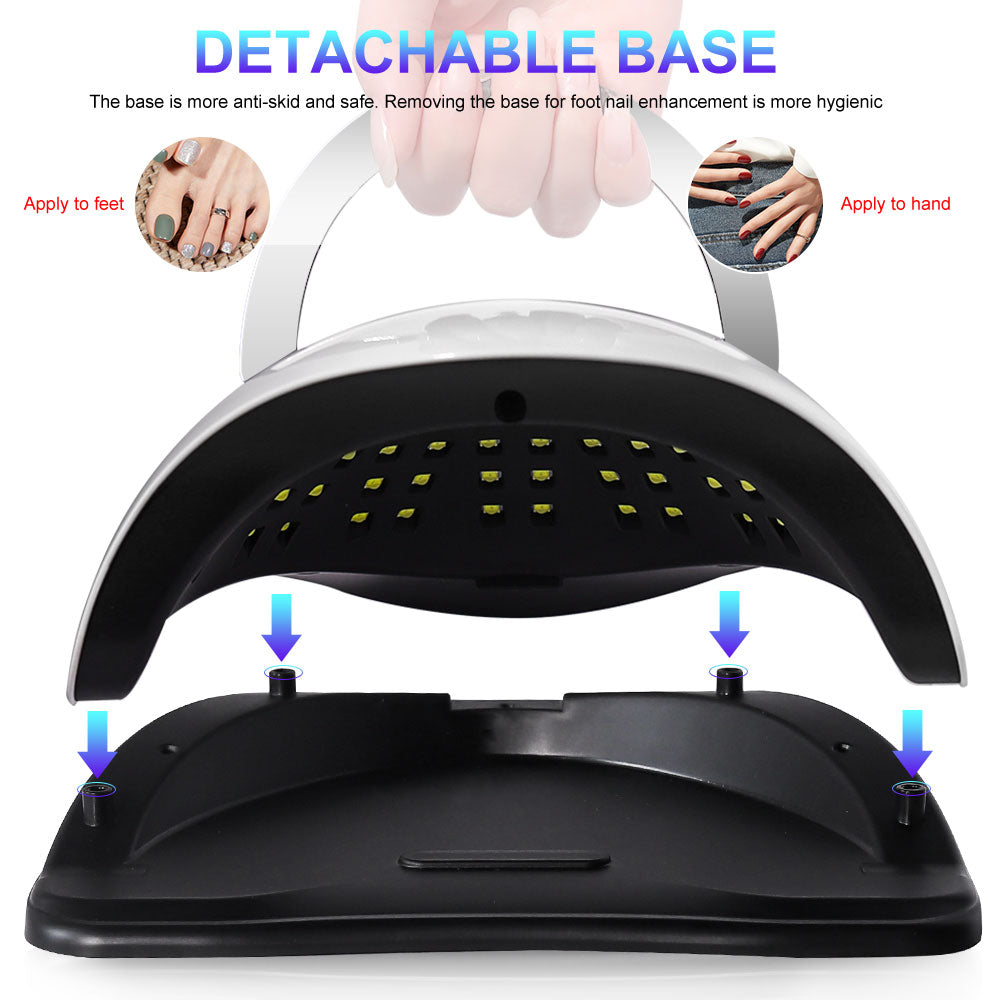 UV LED Nail Lamp | 72-81 Beads | Auto Sensor | 4 Timer Settings | Professional Gel Polish Dryer — Prime Trend Market