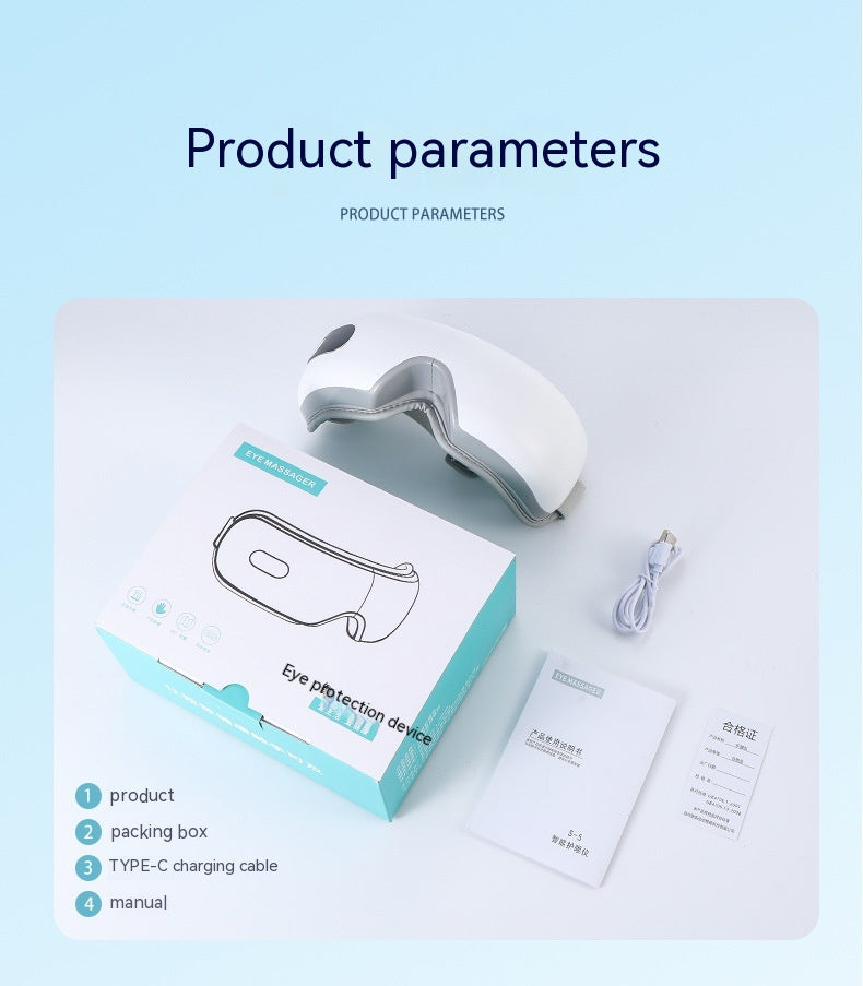 Luxury Smart Eye Massager | Bluetooth Heat Compress Vibration Eye Relief Device — Prime Trend Market