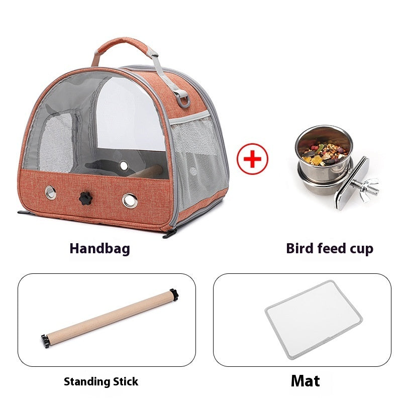 Luxury Portable Foldable Pet Outing Cage – Breathable Travel Carrier for Cats & Dogs — Prime Trend Market
