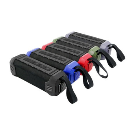 Portable Outdoor Waterproof Bluetooth Speaker — 16W Bass, 5000mAh Power Bank & FM Radio — Eliza & Tuan
