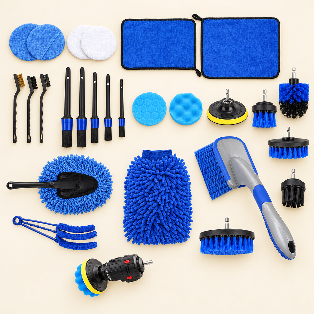 26-piece car detailing kit