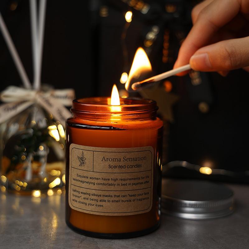 Aromatherapy Candle Gift Box — Luxury Black Box | Premium Scented Candle Gift Set — Prime Trend Market