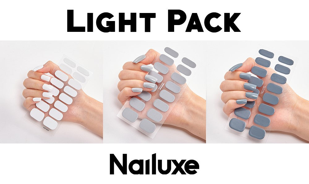 Pure Color Nail Stickers — 16pcs Solid Shade Press-On Set — Prime Trend Market