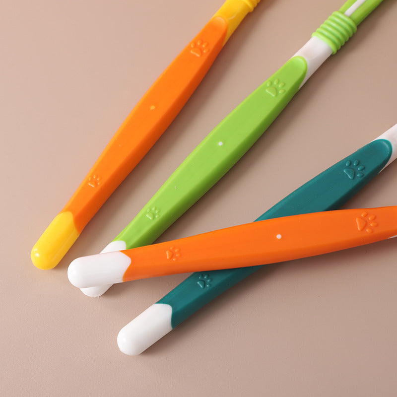 PawSmile Pet Finger Toothbrush – Soft Silicone Dental Cleaning Brush for Dogs & Cats | 6 Colors — Prime Trend Market