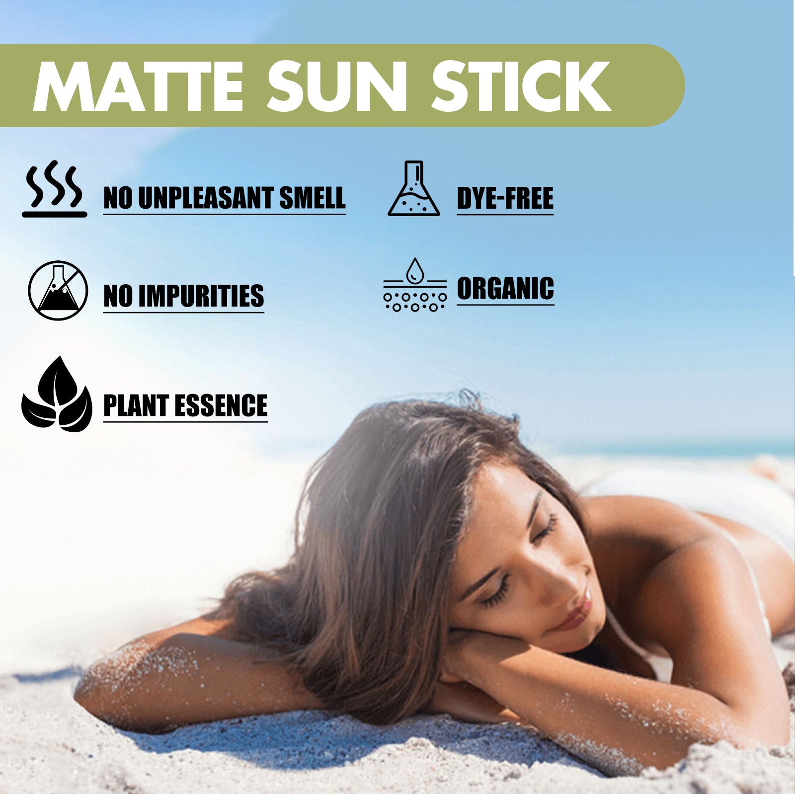 Jaysui Matte UV Protective Stick — SPF Sun Protection, Moisturizing & Skin Brightening — Prime Trend Market