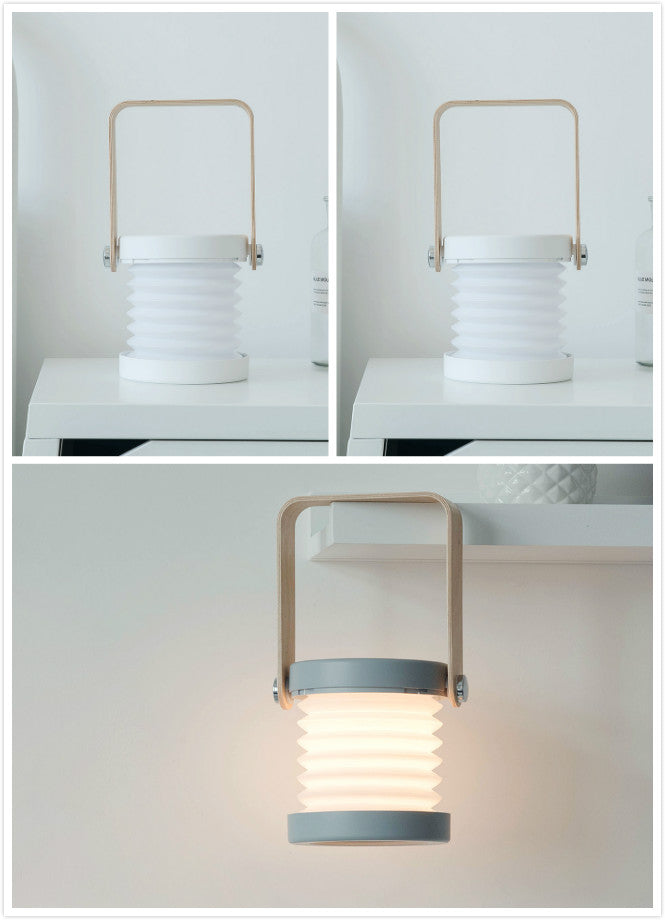 Foldable LED Lantern Night Light — Touch Dimmable Portable Table Lamp | USB Rechargeable Home Decor — Prime Trend Market