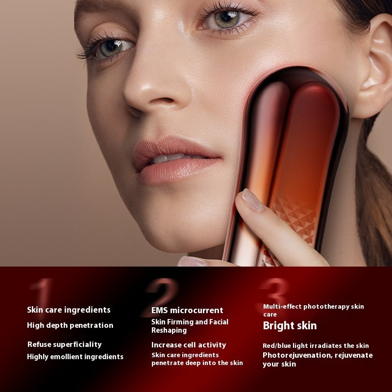 EMS Microcurrent Facial Lifting & Toning Wand | LED Skin Rejuvenation Beauty Device — Prime Trend Market