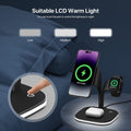Magnetic 3-in-1 Wireless Charging Station — Phone, Earphones & Watch — Prime Trend Market