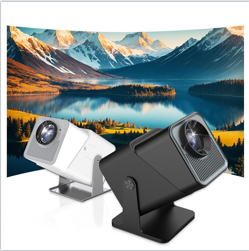 CinemaVision™ PTZ Mini Projector — 720P Smart Home Theater with Pan-Tilt Design — Prime Trend Market