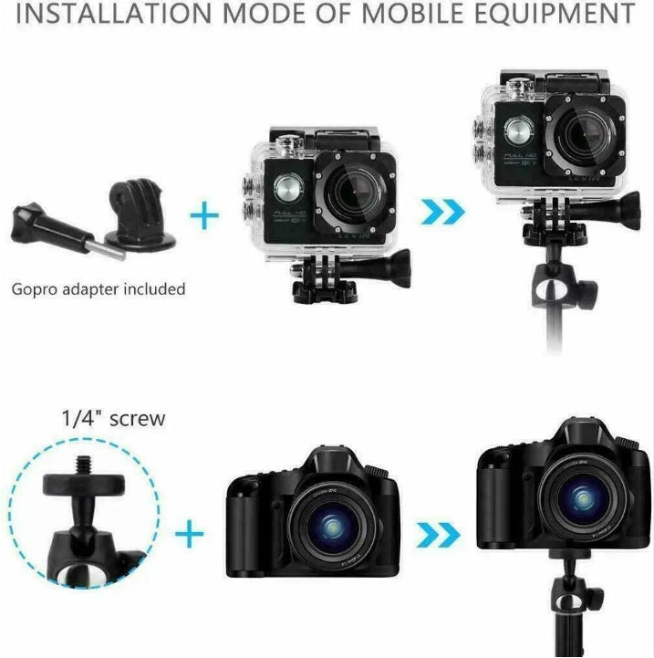 Selfie Stick Tripod with Bluetooth Remote | 40" Portable | iPhone & Android | Black — Prime Trend Market