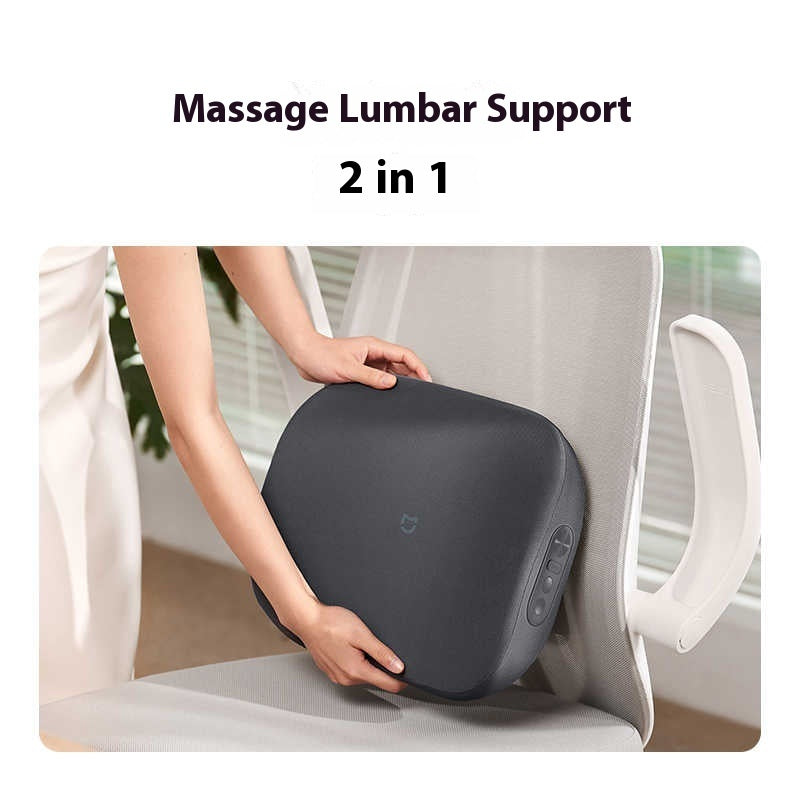 Luxury Smart Neck & Shoulder Massage Pillow — Cervical Spine Relief, Bluetooth, USB Rechargeable — Eliza & Tuan