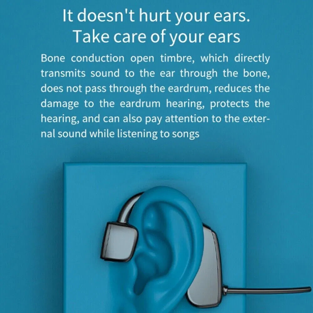 Bone Conduction Headphones | Bluetooth 5.1 Open-Ear Wireless Sport Headset — Prime Trend Market