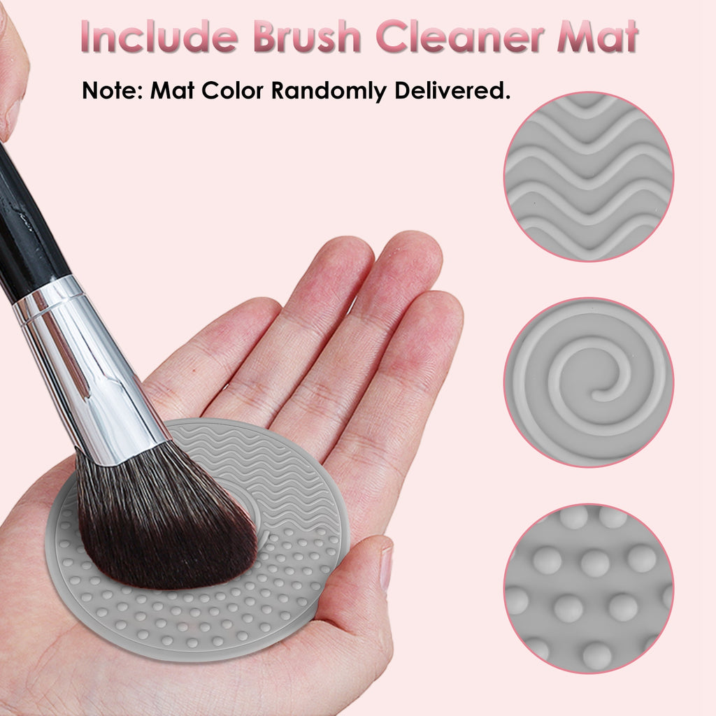 4 In 1 Electric Makeup Brush Cleaner USB Powered Automatic Brush Blender Machine With Timer Digital Display Cleaning Drying UV Disinfection Brush Storage For All Types Of Brushes Valentines Day Gift — Prime Trend Market