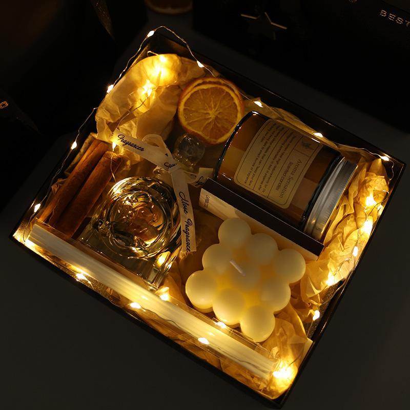 Aromatherapy Candle Gift Box — Luxury Black Box | Premium Scented Candle Gift Set — Prime Trend Market