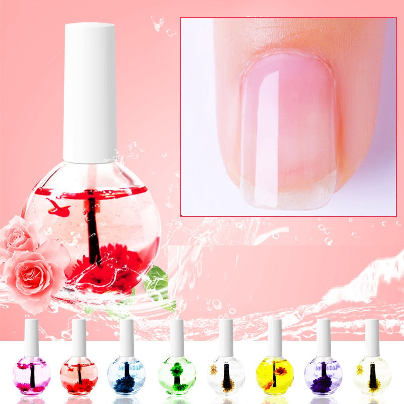 Dried Flower Nail Treatment Oil — Cuticle & Nail Nourishing Serum 15ML — Prime Trend Market