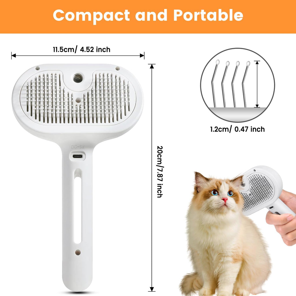 3-in-1 Pet Steam Grooming Brush — Cats & Dogs — Prime Trend Market