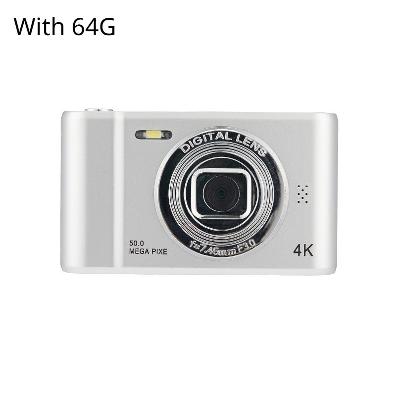 RetroShot 48MP 4K HD Digital Selfie Camera — Front & Rear Dual Lens, Retro Compact Design — Prime Trend Market