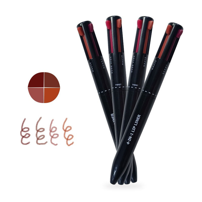 4-in-1 Multifunctional Makeup Pen – Eyeliner, Lip Liner, Brow Pencil & Highlighter | Travel-Ready Beauty Pen — Prime Trend Market