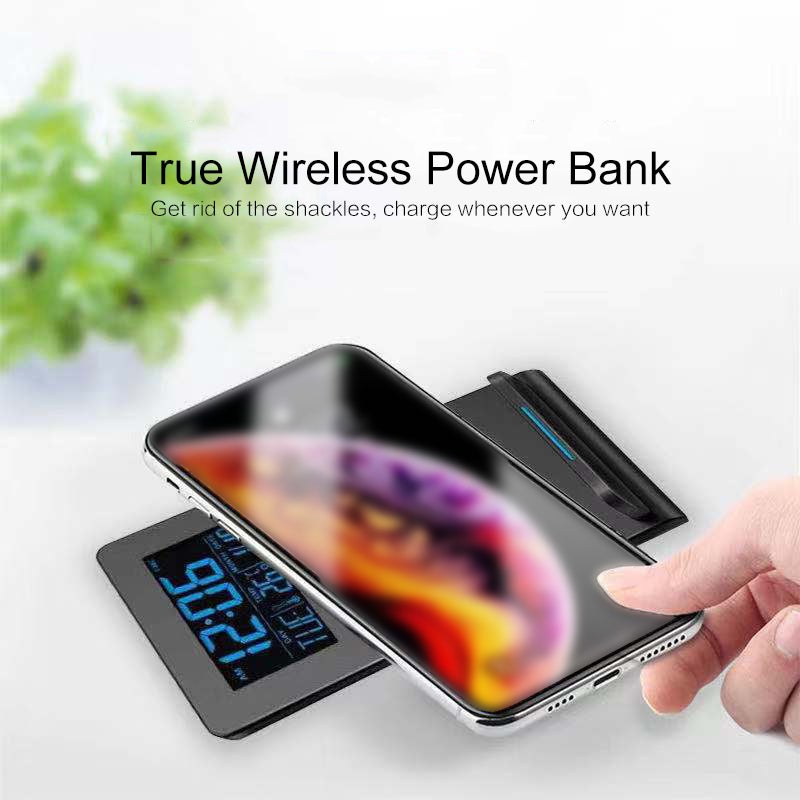 5-in-1 Bedside Alarm Clock — Wireless Charger, Phone Holder, Temp & Calendar — Prime Trend Market