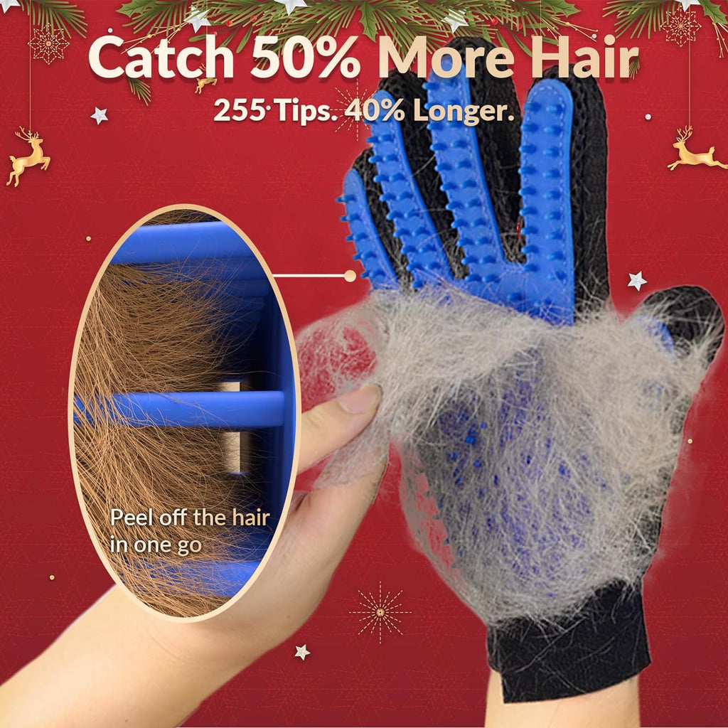 Pet Grooming Gloves — Gentle Hair Remover for Dogs & Cats — Prime Trend Market