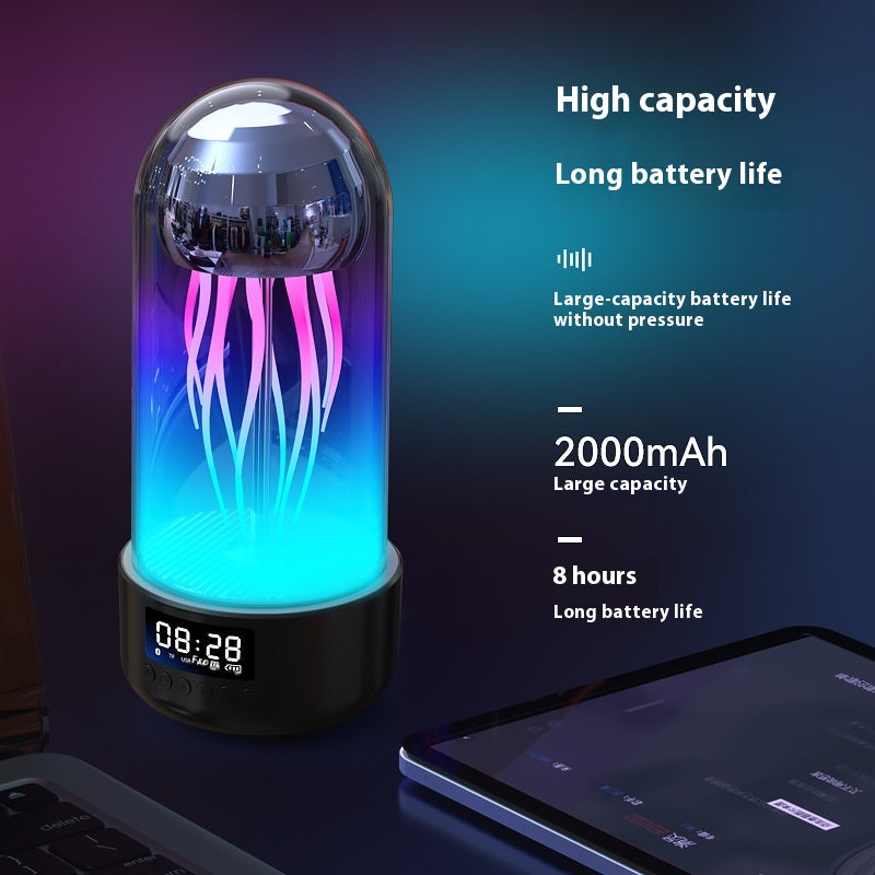 JellyGlow™ Bluetooth Speaker — Colorful Breathing LED Mood Lamp & Wireless Audio — Eliza & Tuan