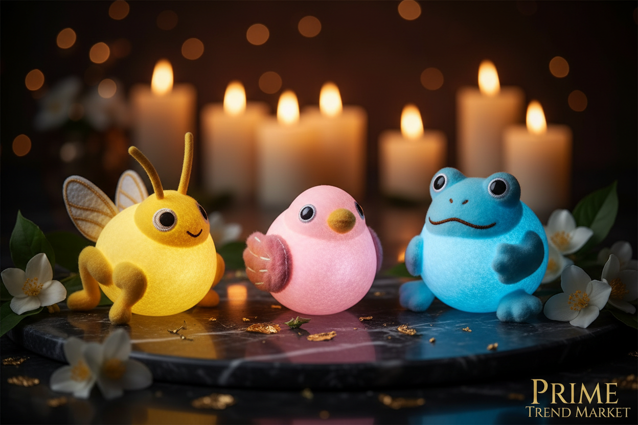 Luxury Luminous Catnip Sound Ball Cat Toy — Glowing Molar Plush Toy for Cats & Dogs — Prime Trend Market