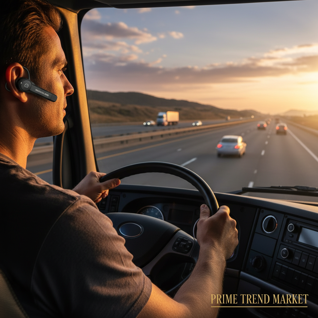 Wireless Bluetooth 5.1 Earpiece | Hook Headset | Stereo | Noise Cancelling | Left & Right Ear — Prime Trend Market